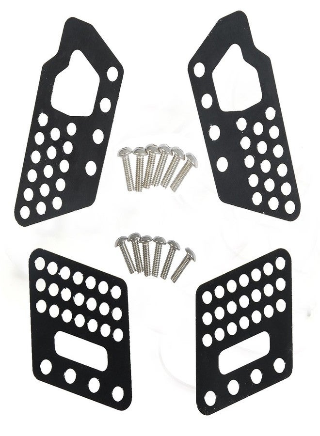 Que-T Aluminum Front and Rear Dual Damper Shock Mount for 1/10 Axial Wraith RC Truck (Black) - Image 1